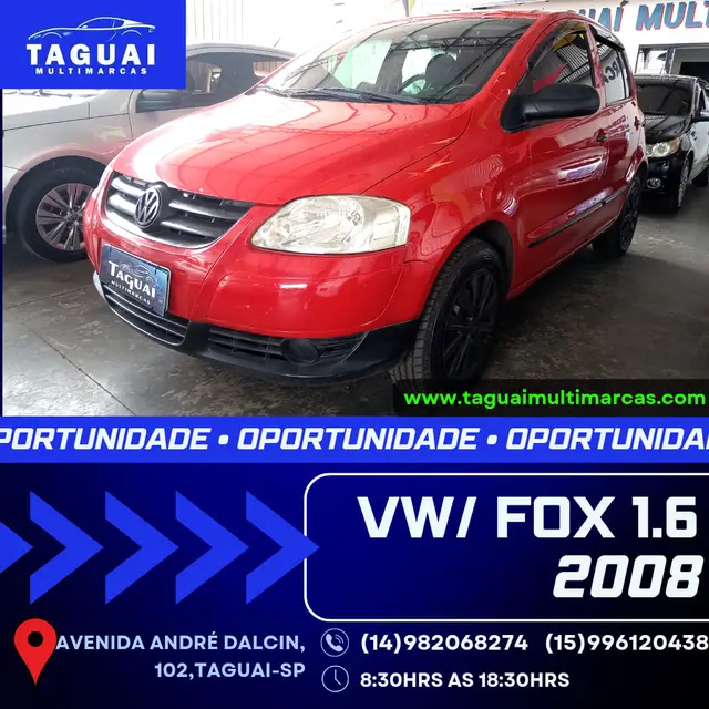 Carro Volkswagen Fox 2008 Plus 1.0 8V (Flex) 2p
