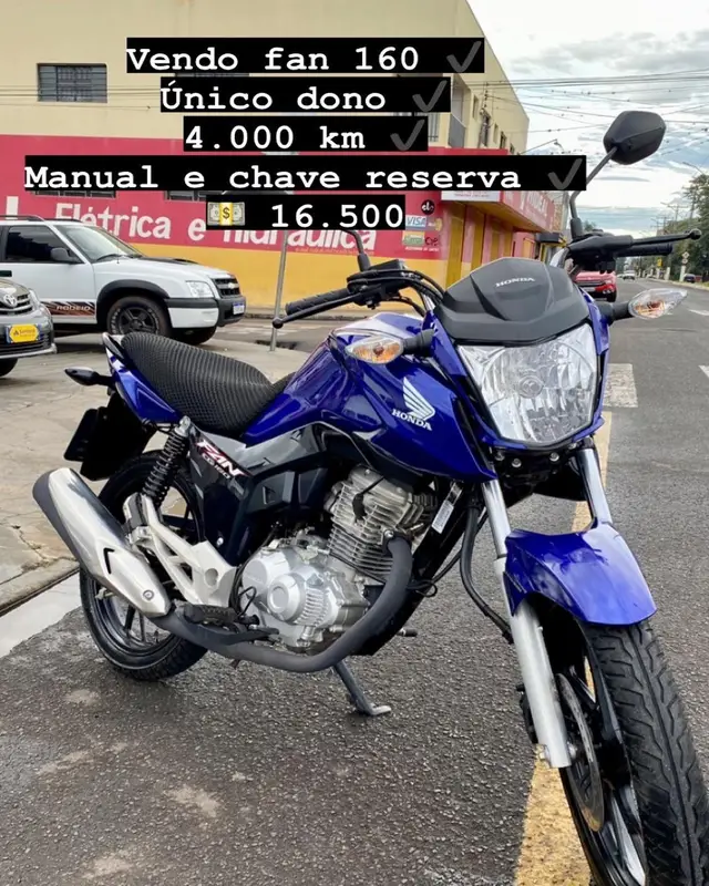 Moto Honda CG 160 2022 Fan