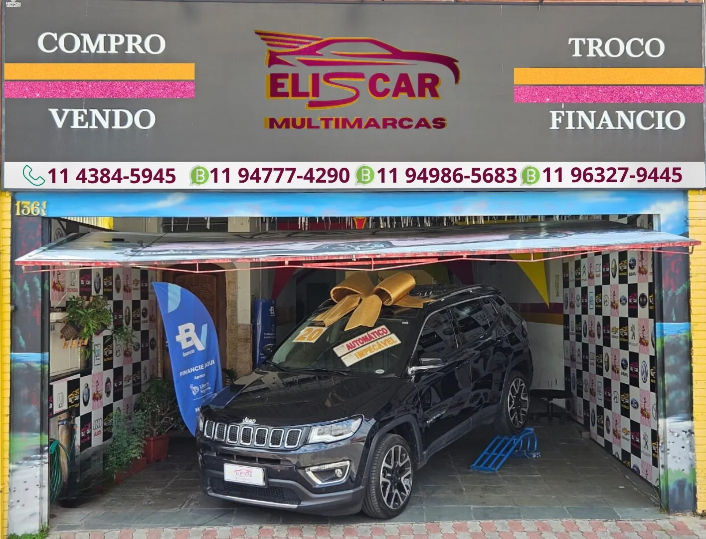 Fachada da loja ELISCAR MULTIMARCAS LTDA - Osasco - SP