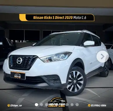 Carro Nissan Kicks 2020 S Direct 1.6