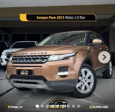 Carro Land Rover Range Rover Evoque 2015 2.0 Si4 Pure