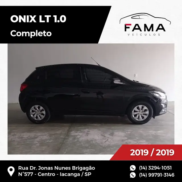 Carro Chevrolet Onix 2019 1.0 LT SPE/4