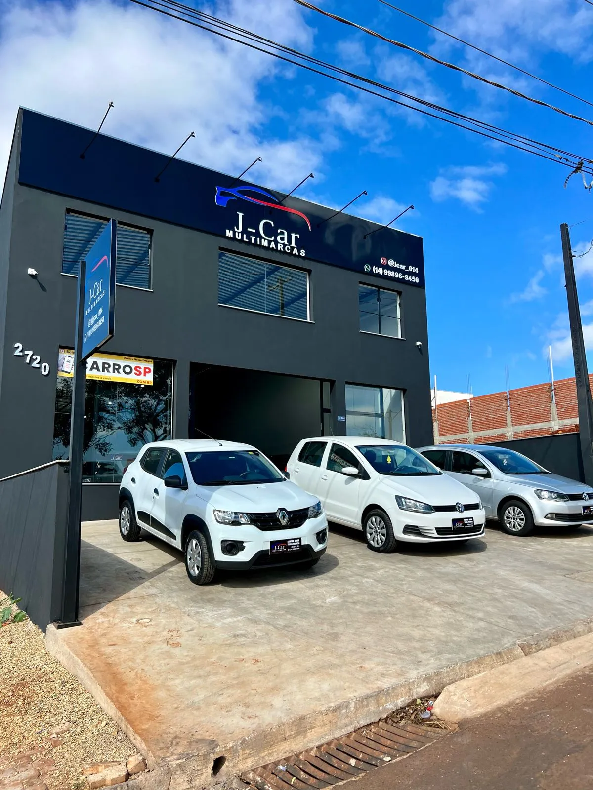 Fachada da loja Veículos à venda em J Car Estacionamento  - Barra Bonita - SP | Mobiauto
