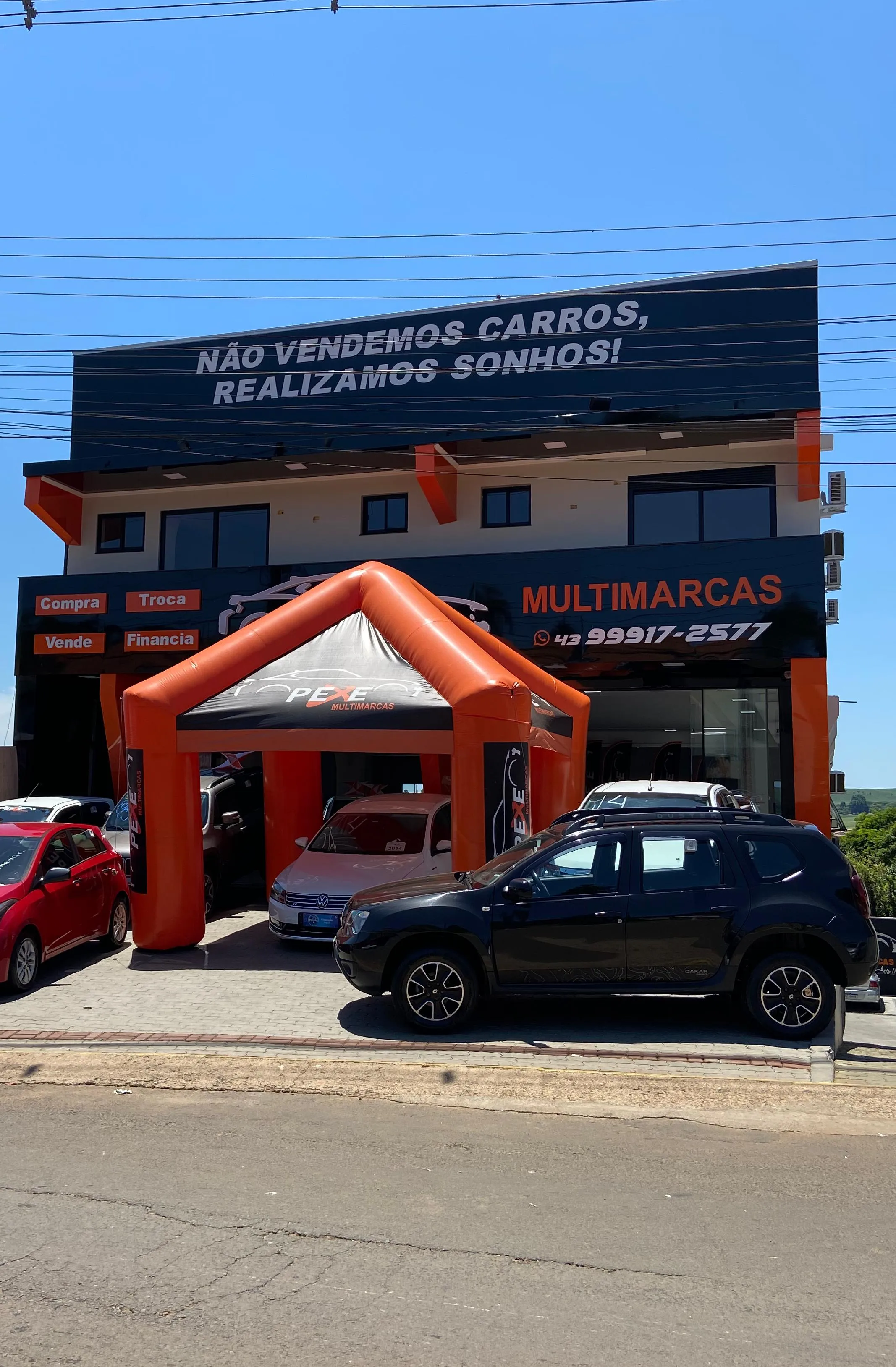 Fachada da loja Veículos à venda em PEXE MULTIMARCAS - Arapoti - PR | Mobiauto