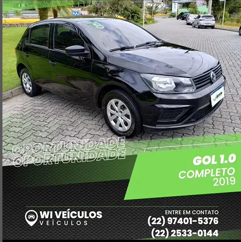 Carro Volkswagen Gol 2019 1.0 12v (Flex)