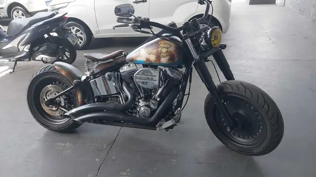 Carro Harley-Davidson Fat Boy FLSTF 2008 Fat Boy FLSTF