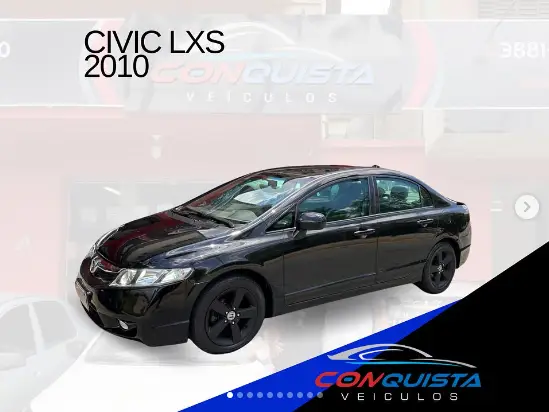Carro Honda Civic 2010 New  LXS 1.8 16V (Flex)