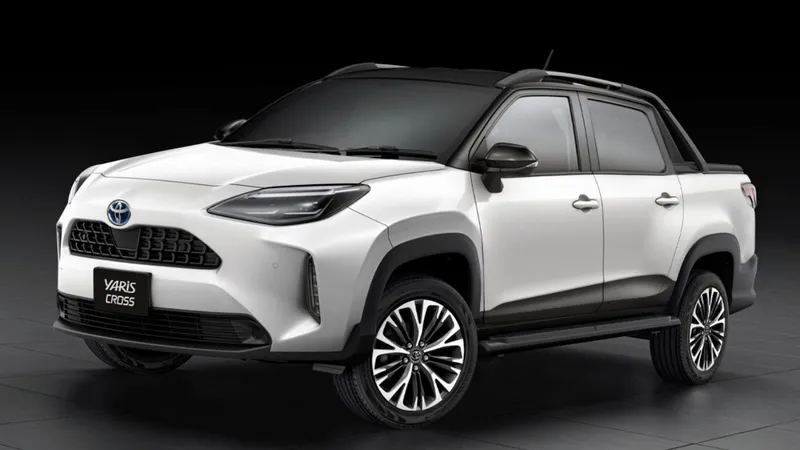 Nova picape da Toyota pode usar base do Yaris Cross para ser híbrida