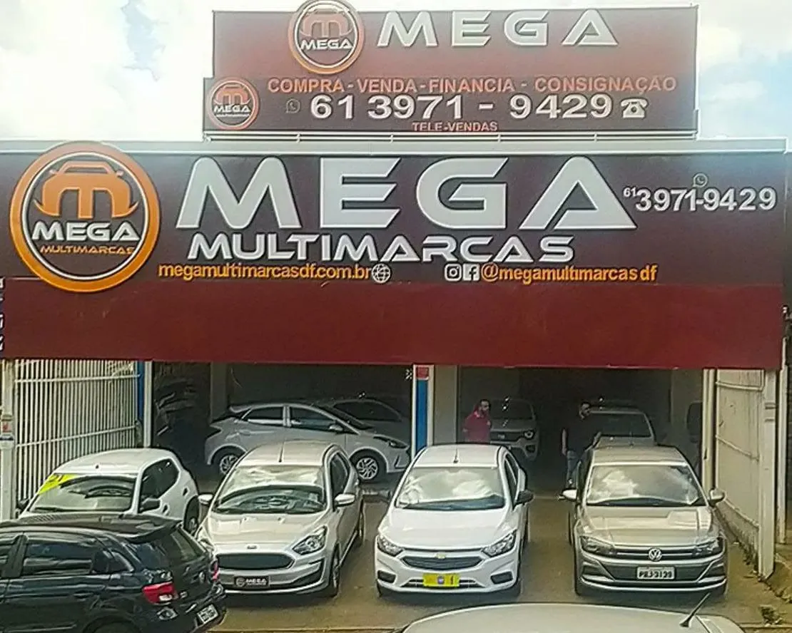 Fachada da loja Veículos à venda em MEGA MULTIMARCAS - Brasília - DF | Mobiauto