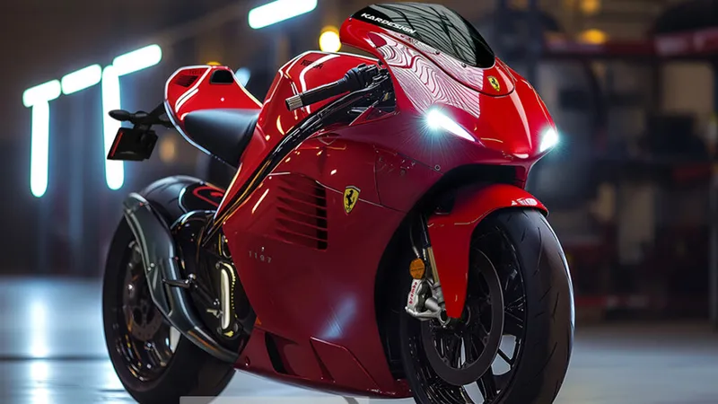 Designer mostra como seriam motos da Tesla e da Ferrari