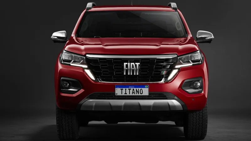Fiat Titano 2025 será lançada em março e terá LED até na grade