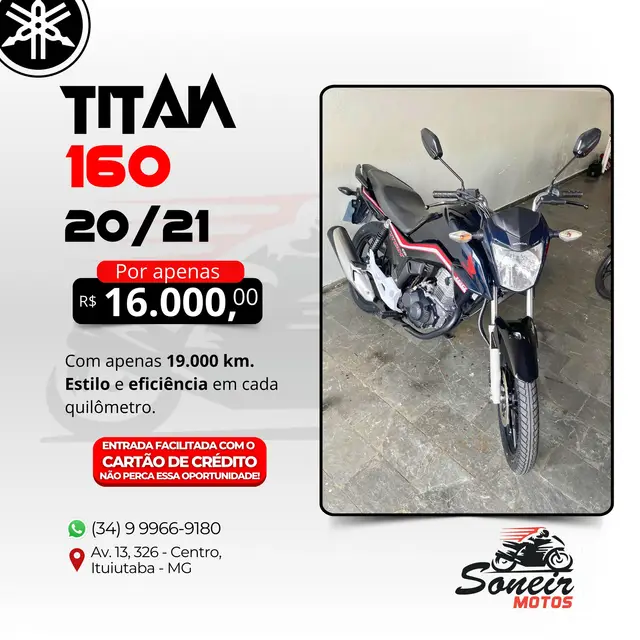Moto Honda CG 160 2021 Titan