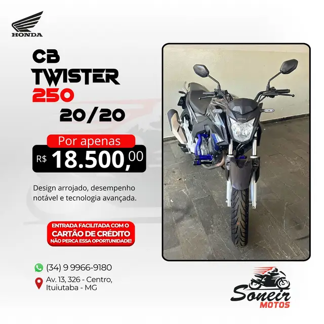 Moto Honda CB 250F Twister 2020 Standard