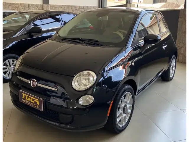 Carro Fiat 500 2014 Cabrio Dualogic 1.4 Evo (Flex)