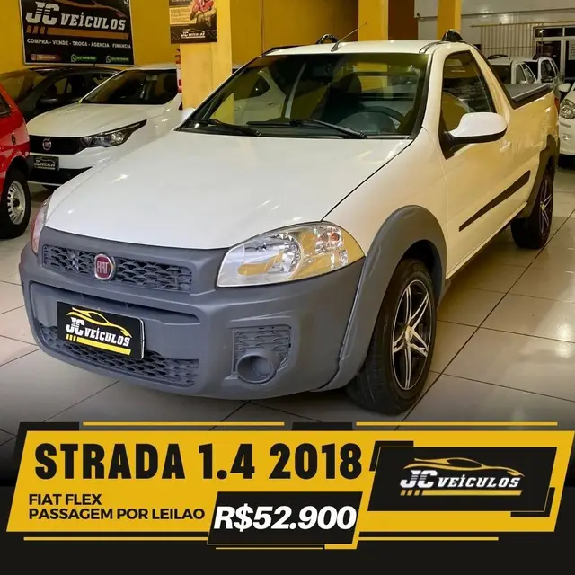 Carro Fiat Strada 2018 Hard Working 1.4 (Flex) (Cabine Simples)
