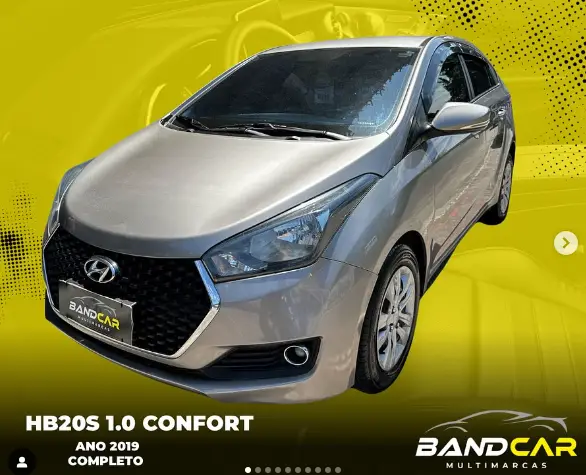 Carro Hyundai HB20S 2019 1.0 Comfort Plus (Flex)