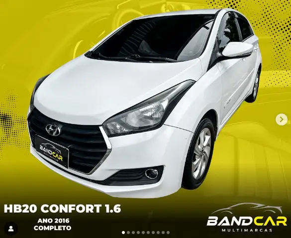 Carro Hyundai HB20 2016 1.6 Comfort Plus (Aut) (Flex)