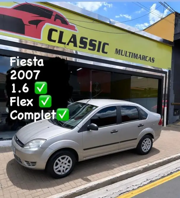 Carro Ford Fiesta Sedan 2007 1.6 (Flex)