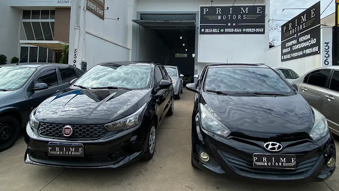 Fachada da loja Veículos à venda em PRIME MOTORS MOGI - Mogi-Mirim - SP