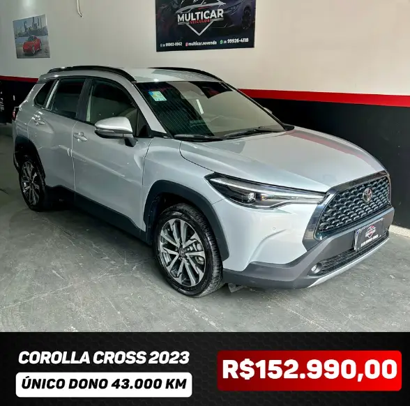 Carro Toyota Corolla Cross 2023 XRE 2.0 (flex) (Aut)