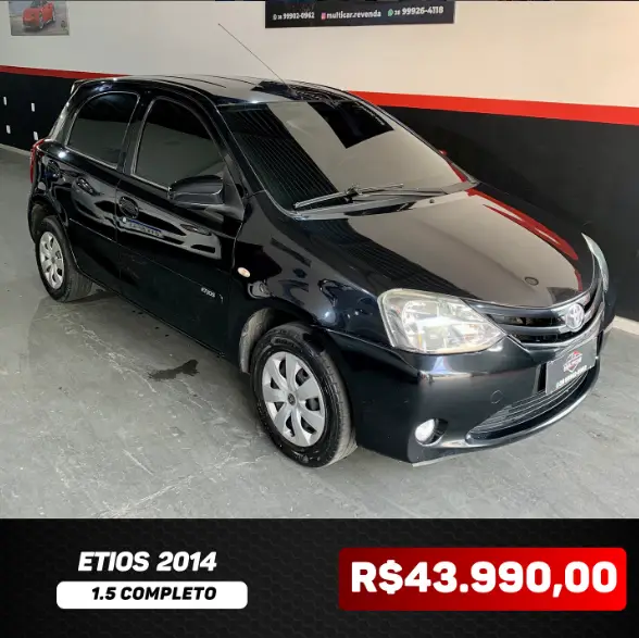 Carro Toyota Etios 2014 XS 1.5 (Flex)