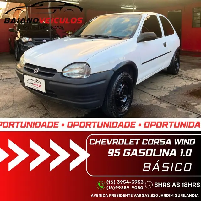 Carro Chevrolet Corsa Hatch 1995 Wind 1.0 EFi