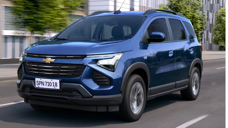 Nova Chevrolet Spin terá multimídia gigante e motor recalibrado; entenda