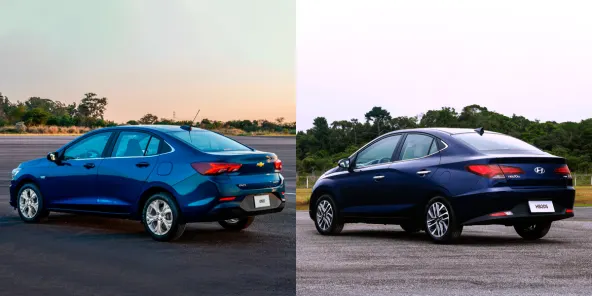 Compare design, espaço, desempenho, consumo, segurança e itens de série do Onix sedan e HB20 Sedan 2020.