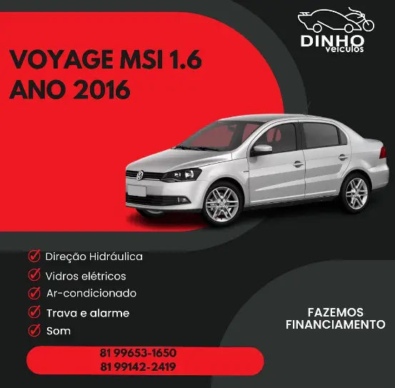 Carro Volkswagen Voyage 2017 1.6 MSI Comfortline (Flex)