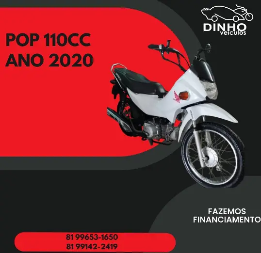 Moto Honda Pop 110i 2020 110i