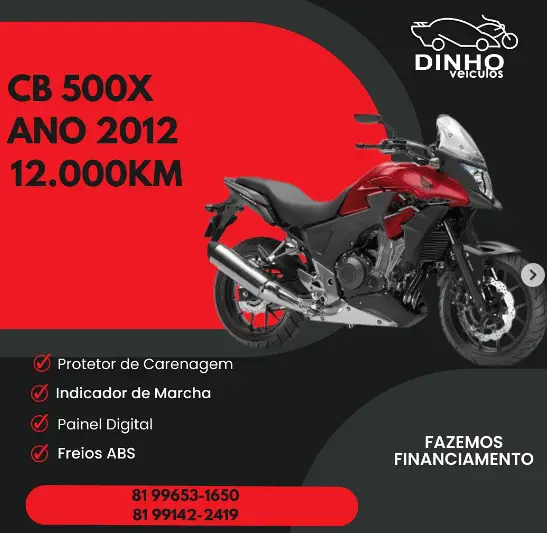 Moto Honda CB 500X 2015 (ABS)