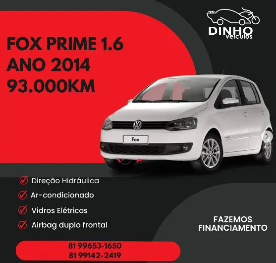 Carro Volkswagen Fox 2014 1.6 VHT (Flex)