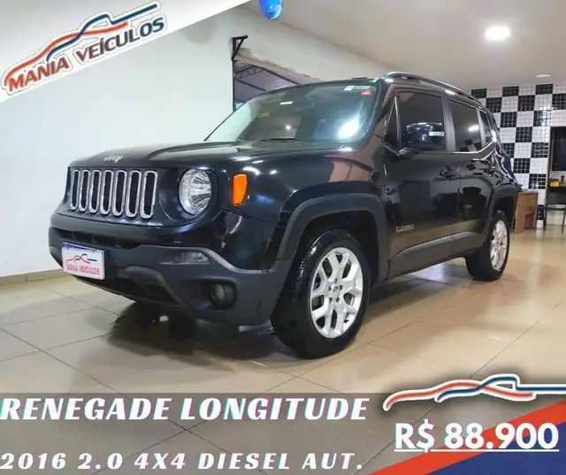 Carro Jeep Renegade 2016 Longitude 2.0 TDI 4x4 (Aut)
