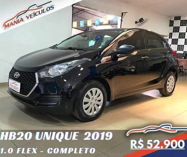 Carro Hyundai HB20 2019 1.0 Unique (Flex)