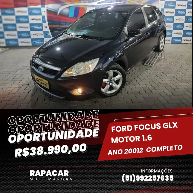 Carro Ford Focus Hatch 2012 GL 1.6 16V (Flex)