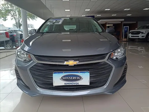 Chevrolet Onix Plus LTZ 1.0 TURBO Manual 2023 - Detalhes das novidades -  Cinza Satin Steel 