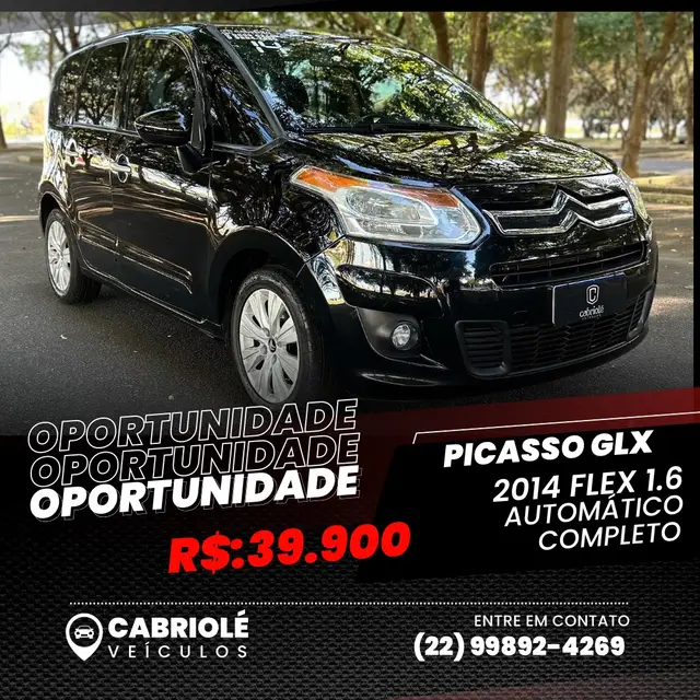 Carro Citroën C3 Picasso 2014 GLX BVA 1.6 16V (Flex) (Aut)