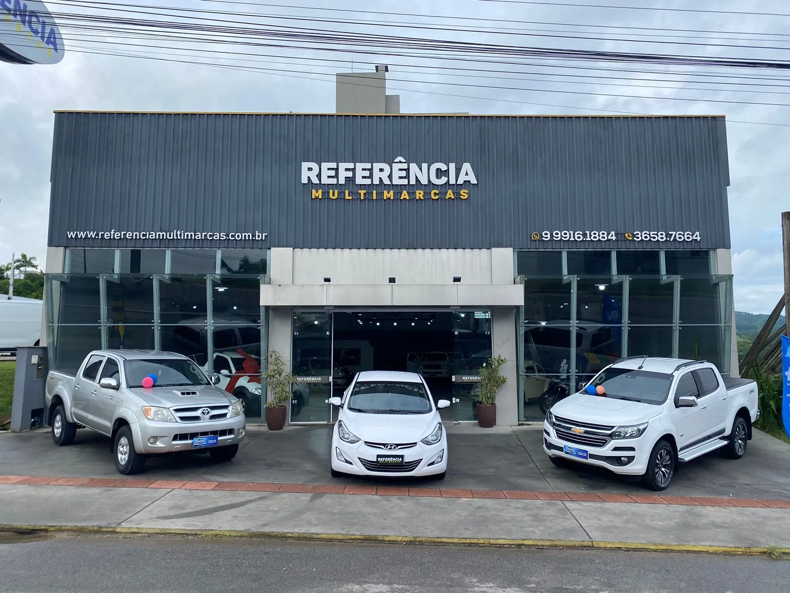 Fachada da loja Referência Multimarcas - Braço do Norte - SC