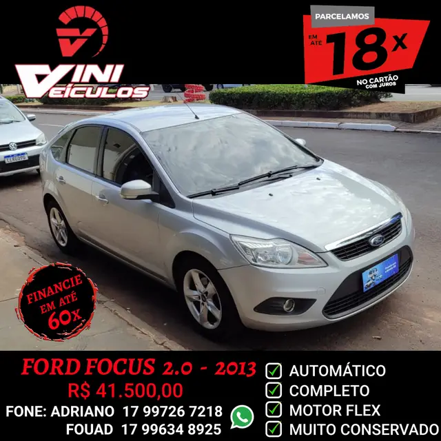 Carro Ford Focus Hatch 2013 GLX 1.6 16V (Flex)
