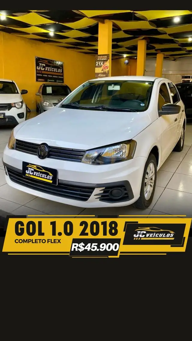 Carro Volkswagen Gol 2018 1.0 MPI Trendline 12V 5p (Flex)