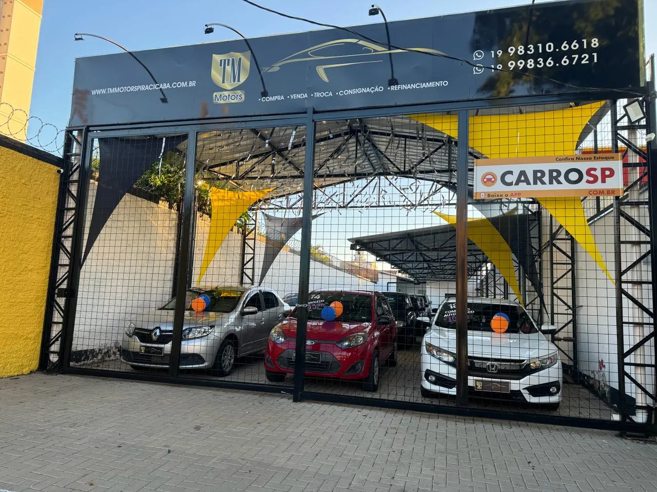 Fachada da loja Veículos à venda em TM MOTORS - Piracicaba - SP | Mobiauto