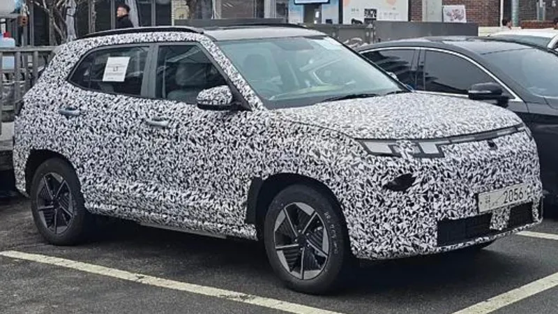 Flagra: Hyundai Creta elétrico é visto em testes na Coreia do Sul