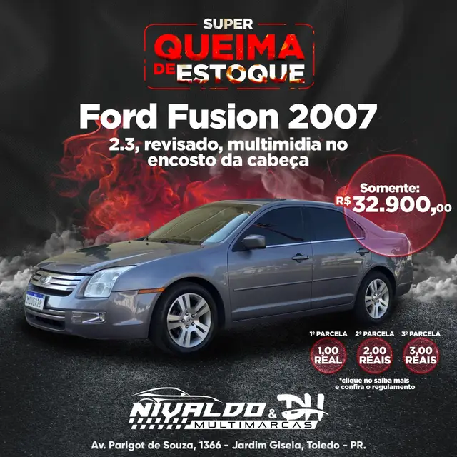 Carro Ford Fusion 2007 2.3 SEL