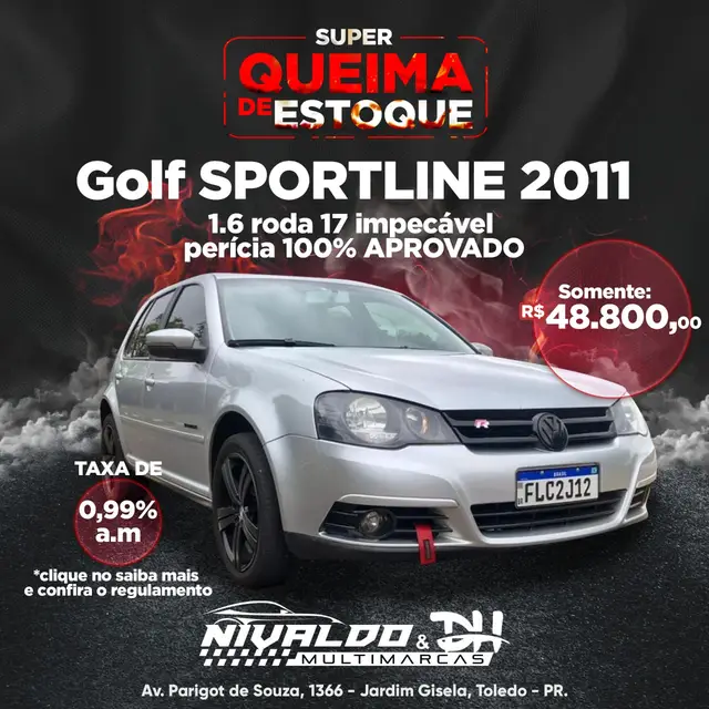 Carro Volkswagen Golf 2011 Sportline 1.6 VHT Ltd Edition