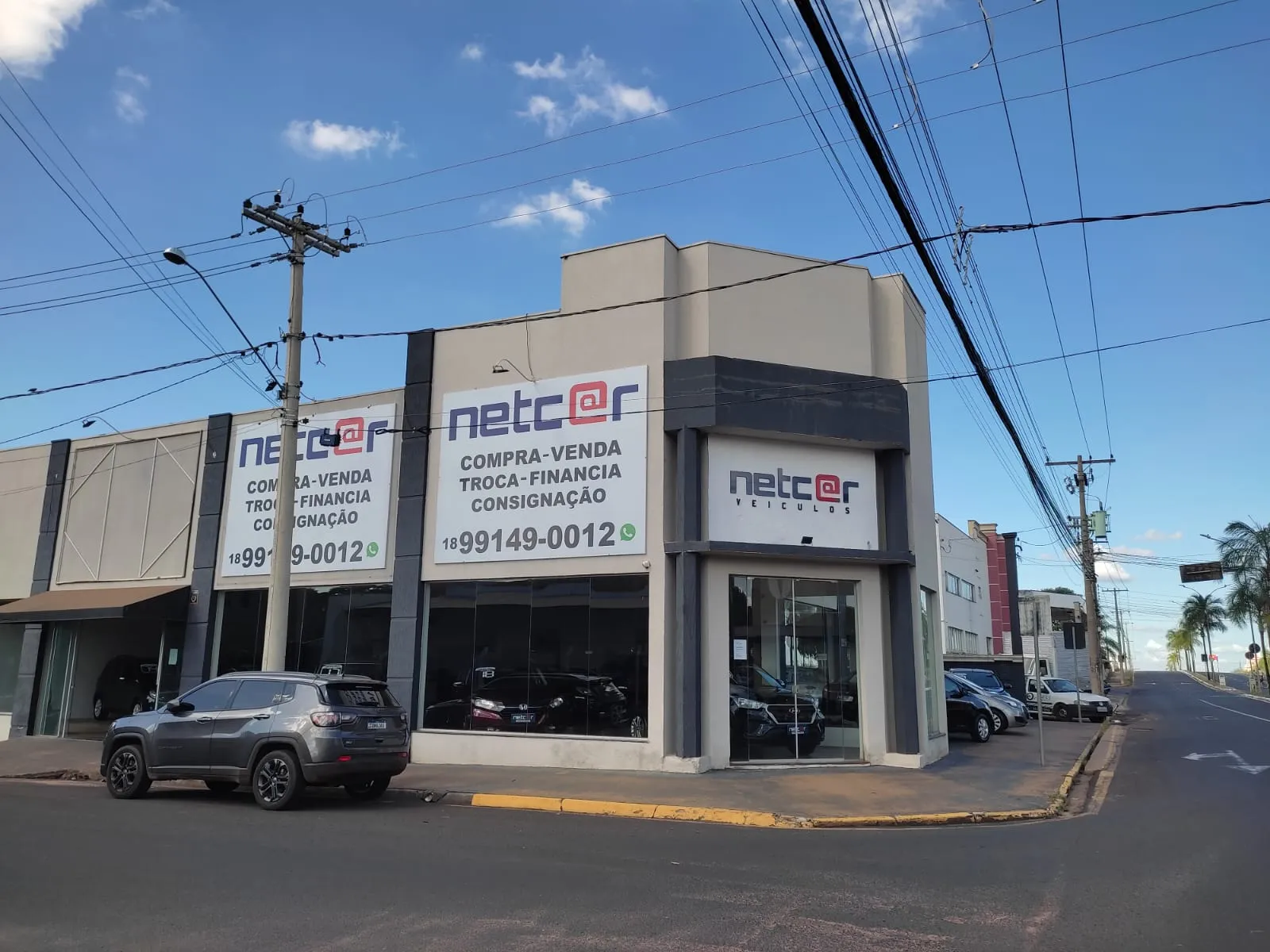 Fachada da loja NET CAR - Birigüi - SP