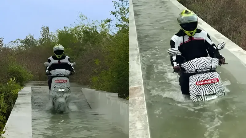 Scooter elétrico passa em enchente? Modelo indiano parece mostrar que sim