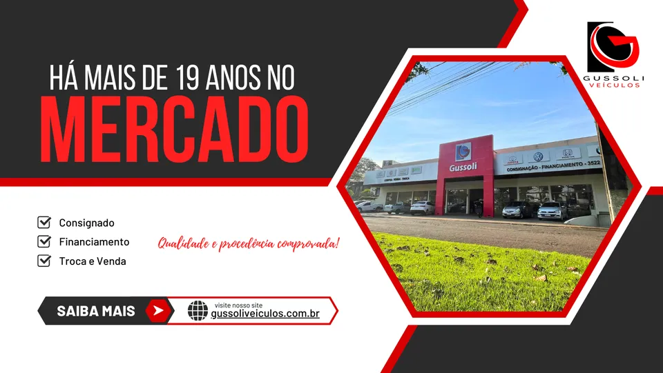 Fachada da loja Gussoli Veiculos - Foz do Iguaçu - PR