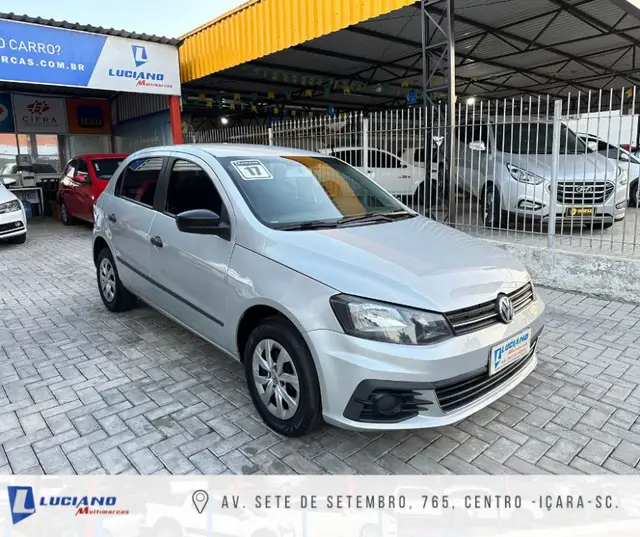 Carro Volkswagen Gol 2017 1.0 MPI Trendline 12V 5p (Flex)