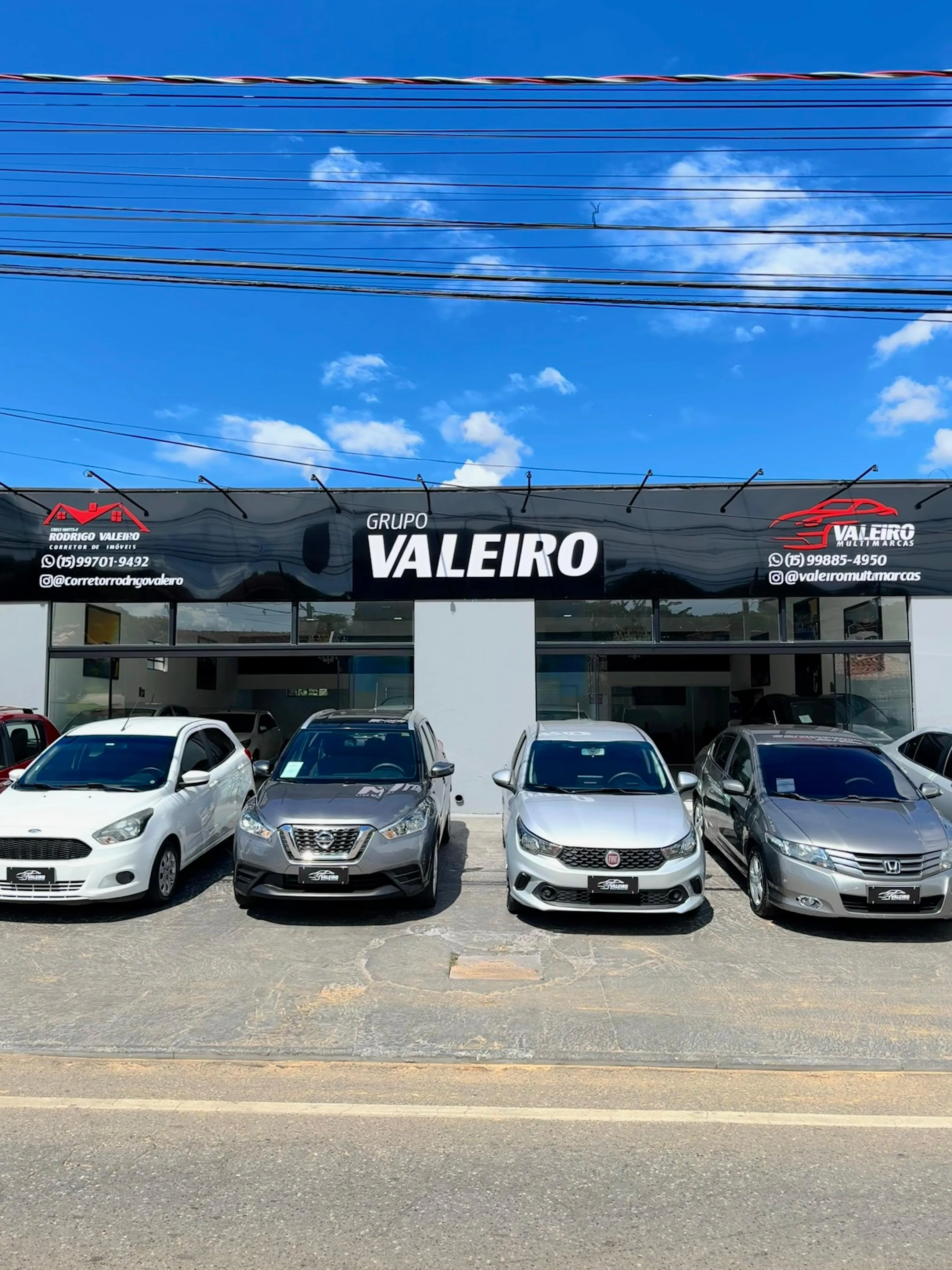 Fachada da loja VALEIRO AUTOMOVEIS - Iperó - SP