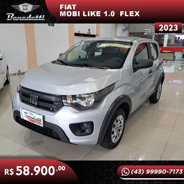 Carro Fiat Mobi 2023 Like 1.0 (Flex)